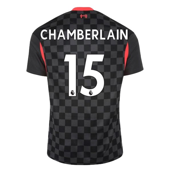 Maillot Football Liverpool NO.15 Chamberlain Third 2020-21 Noir
